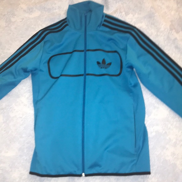 Adidas Original Skyblue Track Jacket - Picture 3 of 3
